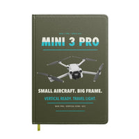 Thumbnail for DJI Mini 3 Pro design on green army notebook
