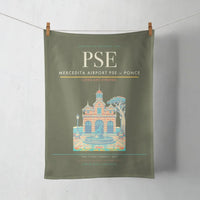 Thumbnail for Mercedita Airport (PSE) design on green army towel