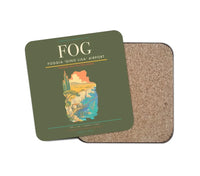 Thumbnail for Foggia Gino Lisa Airport (FOG) design on green army 1 piece coaster