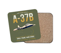 Thumbnail for A-37B Dragonfly design on green army 1 piece coaster