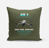 Thumbnail for DJI Air 3 design on green army pillow