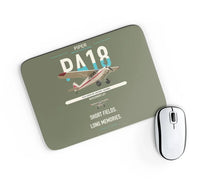Thumbnail for Piper PA-18 Super Cub design on green army rectangle mouse pad