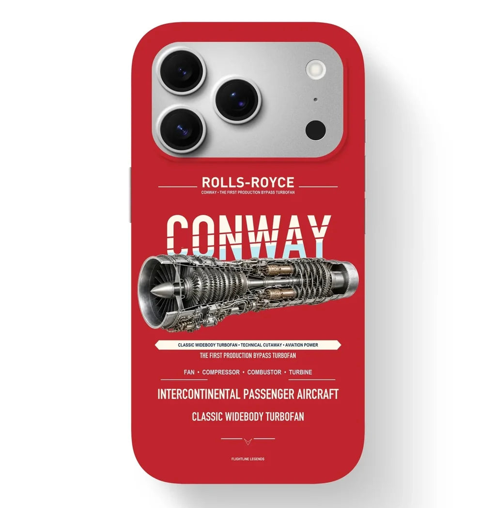 CONWAY Case design on red iphone case