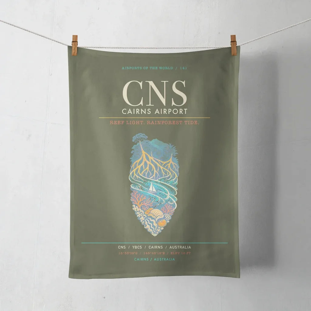 Cairns Airport CNS - Reef-to-Rainforest Current - Green Army