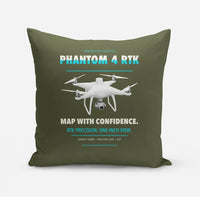 Thumbnail for DJI Phantom 4 RTK design on green army pillow