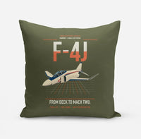 Thumbnail for F-4J Phantom II design on green army pillow