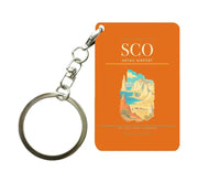 Thumbnail for Aktau Airport (SCO) design on orange key chain