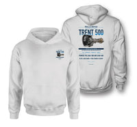Thumbnail for TRENT 500 design on white hoodie