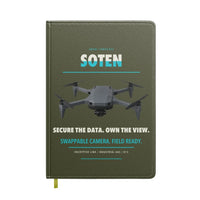 Thumbnail for ACSL SOTEN design on green army notebook