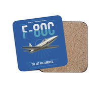 Thumbnail for F-80C Shooting Star design on blue 1 piece coaster
