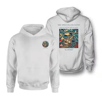 Thumbnail for VINTAGE G4279 - The Spice Island Scent - Double-Side Hoodie design on white double side