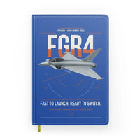 Thumbnail for Eurofighter Typhoon FGR4 design on blue notebook