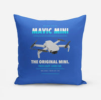Thumbnail for DJI Mavic Mini design on blue pillow