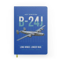 Thumbnail for B-24J Liberator design on blue notebook