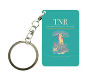 Thumbnail for Ivato International Airport TNR — Antananarivo Key Chain design on turquoise key chain