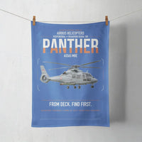 Thumbnail for Airbus Helicopters AS565 MBe Panther design on blue towel