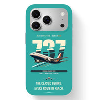 Thumbnail for Boeing 737-300 Classic design on turquoise magsafe iphone case