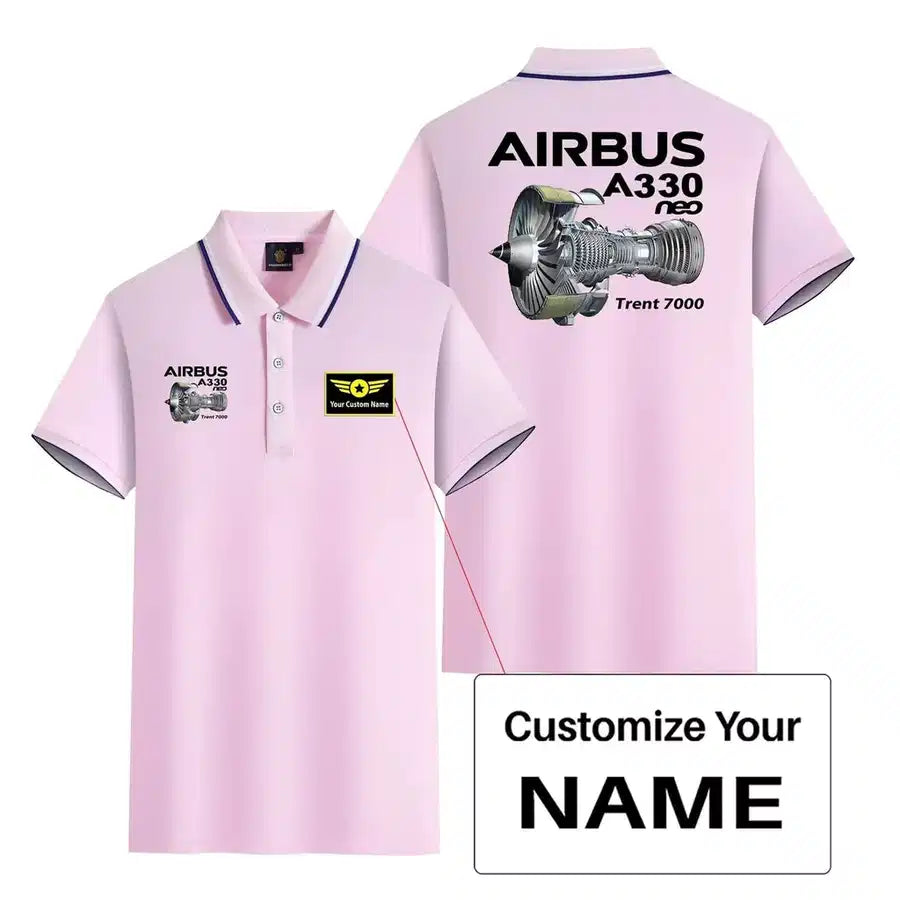 Customisable Airbus A330 Polo Shirt - view 15