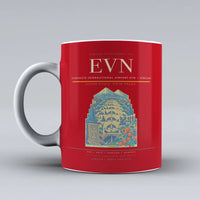 Thumbnail for International Airport EVN — Yerevan Mug design on red zvartnots