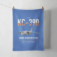 Thumbnail for Embraer KC-390 Millennium design on blue towel