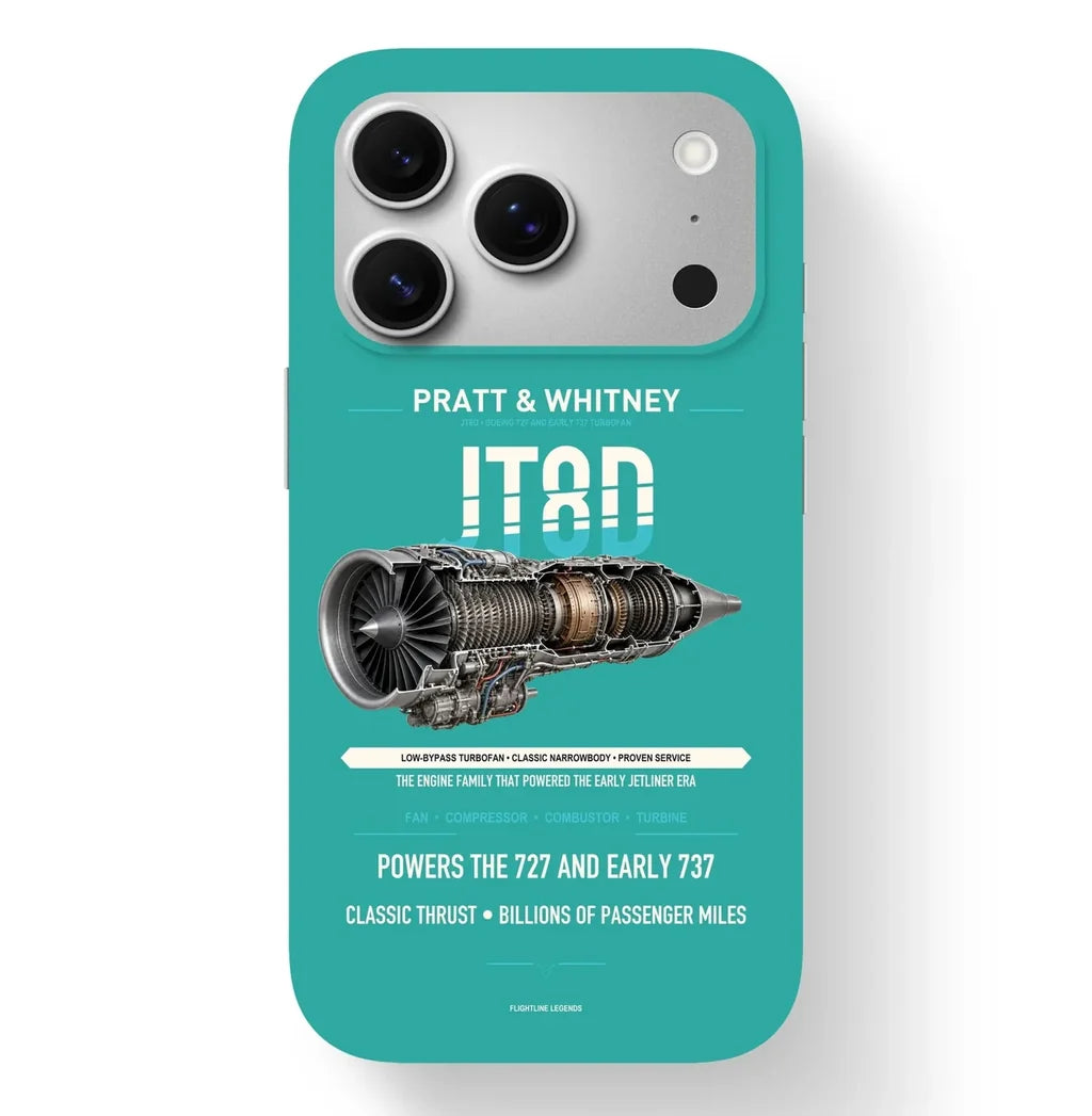 JT8D Case design on turquoise iphone case