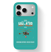 Thumbnail for Kaman HH-43B Huskie design on turquoise magsafe iphone case, for iPhone 17 Pro