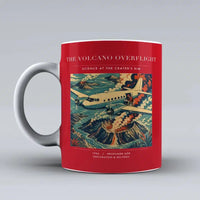 Thumbnail for VINTAGE G4206 - The Volcano Overflight - Ceramic Mug design on red