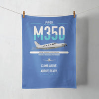 Thumbnail for Piper M350 design on blue towel
