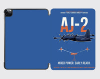 Thumbnail for AJ-2 Savage Tanker design on blue ipad tablet case