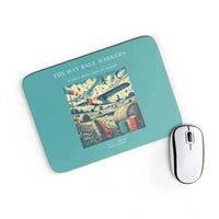 Thumbnail for VINTAGE G4387 - The Hay Bale Markers - Designed Mouse Pads design on turquoise rectangle