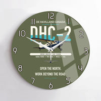 Thumbnail for DHC-2 Beaver Mk I design on green army no frame wall clock