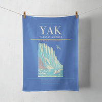 Thumbnail for Yakutat Airport (YAK) design on blue towel