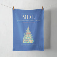 Thumbnail for Mandalay International Airport (MDL) design on blue towel