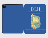 Thumbnail for Duluth International Airport (DLH) design on blue ipad tablet case