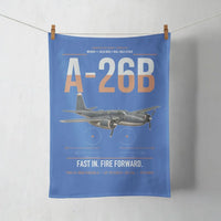 Thumbnail for A-26B Invader design on blue towel