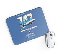 Thumbnail for Boeing 747SP design on blue rectangle mouse pad