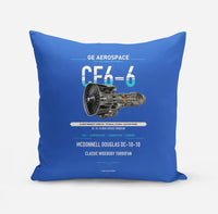 Thumbnail for CF6-6 design on blue pillow