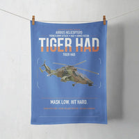 Thumbnail for Airbus Helicopters Tiger HAD design on blue towel
