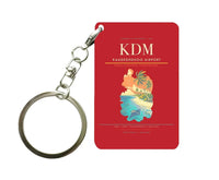 Thumbnail for Kaadedhdhoo Airport (KDM) design on red key chain