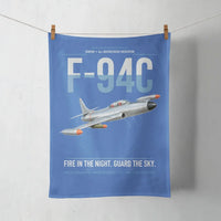 Thumbnail for F-94C Starfire design on blue towel