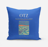 Thumbnail for Ralph Wien Memorial Airport (OTZ) design on blue pillow