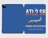 Thumbnail for Atlantique 2 Standard 6 design on blue ipad tablet case