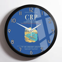 Thumbnail for Corpus Christi International Airport CRP Wall-Clock Framed - Blue
