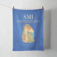 Thumbnail for Samos International Airport (SMI) design on blue towel