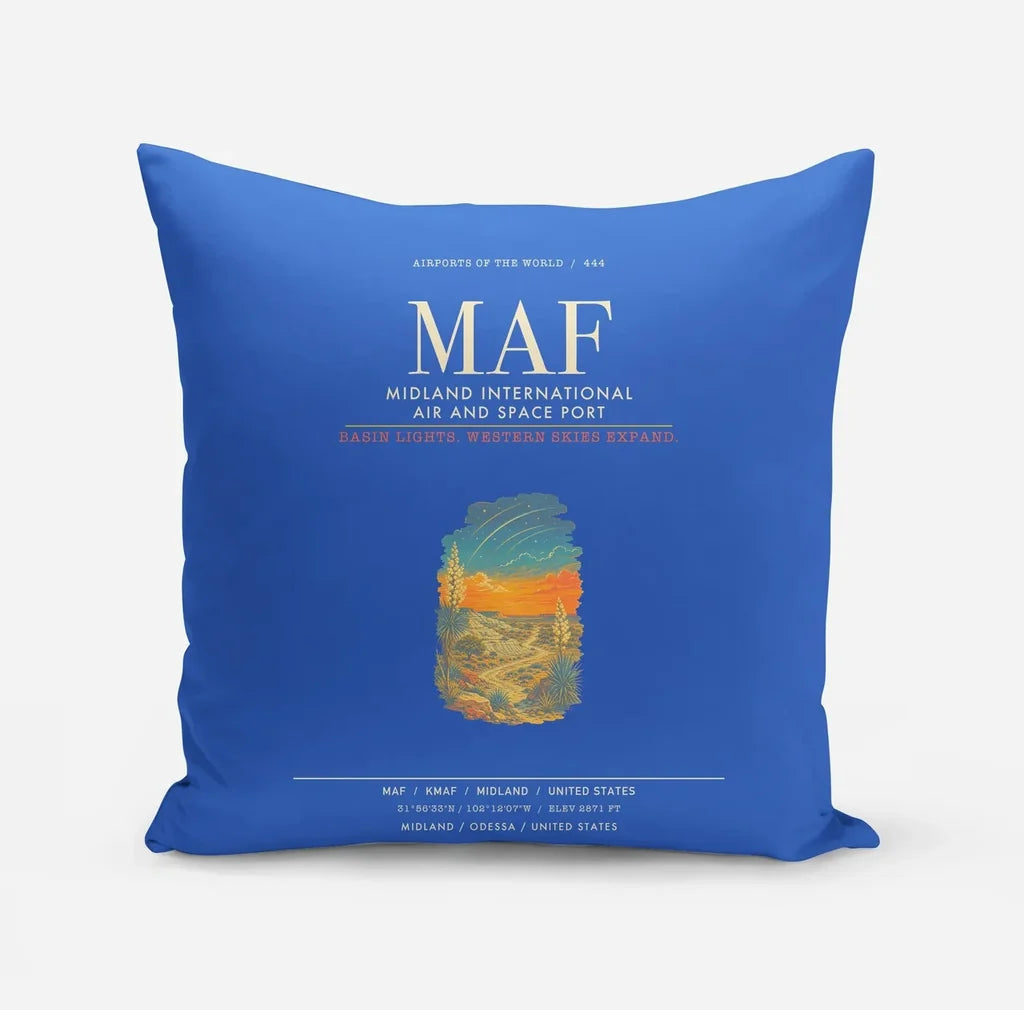 Midland International Air and Space Port MAF - Blue