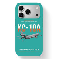Thumbnail for KC-10A EXTENDER design on turquoise magsafe iphone case, for iPhone 17 Pro