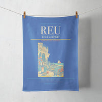 Thumbnail for Reus Airport (REU) design on blue towel