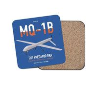 Thumbnail for MQ-1B Predator design on blue 1 piece coaster