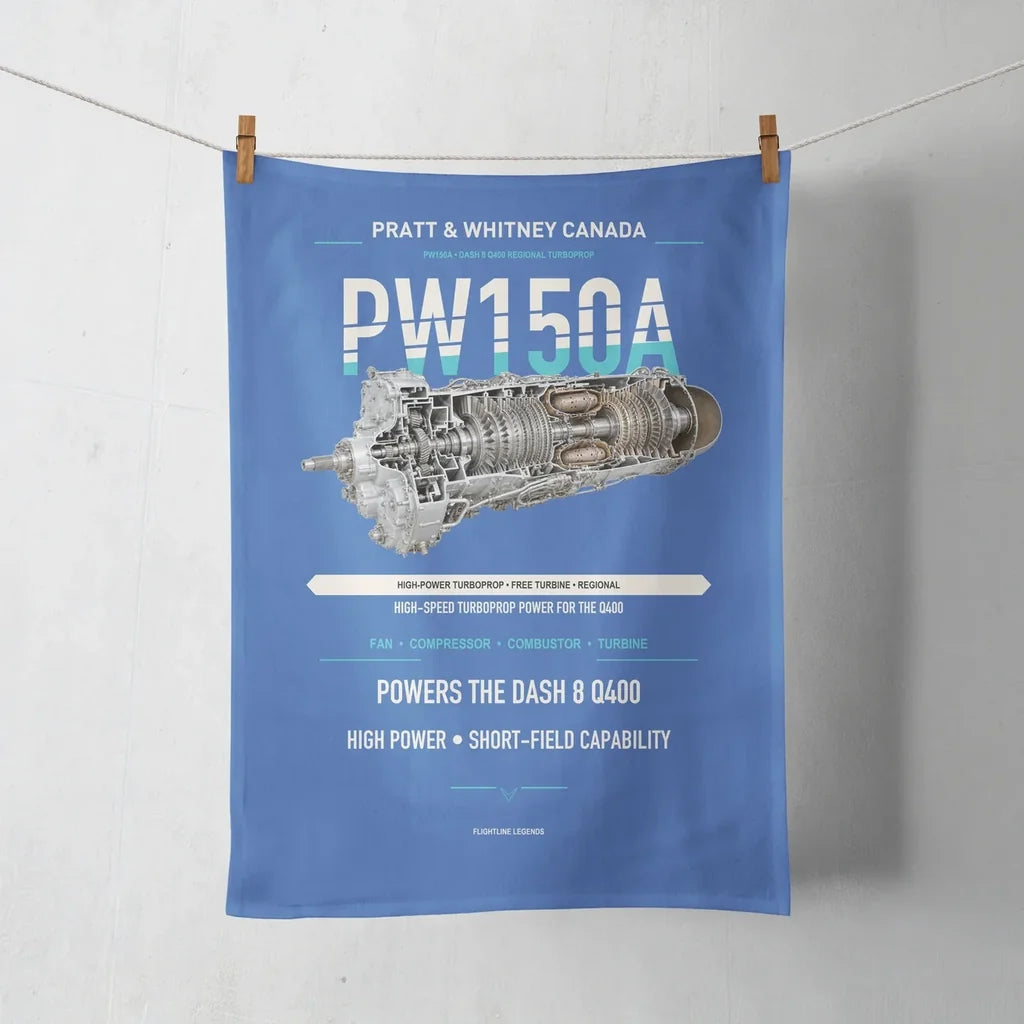 PW150A design on blue towel