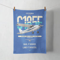 Thumbnail for Cessna A185F Skywagon design on blue towel